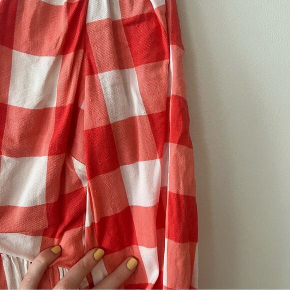 Lovers + Friends Alba Check Print Puff Sleeve Top - Picture 5 of 11